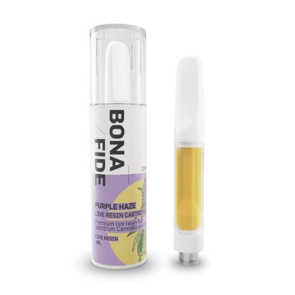 Bonafide Live Resin Cart — Purple Haze (1g)